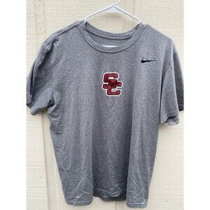 Nike Color Pop USC Dri-Fit T-Shirt Large USC Logo Gray & Red University of SoCal